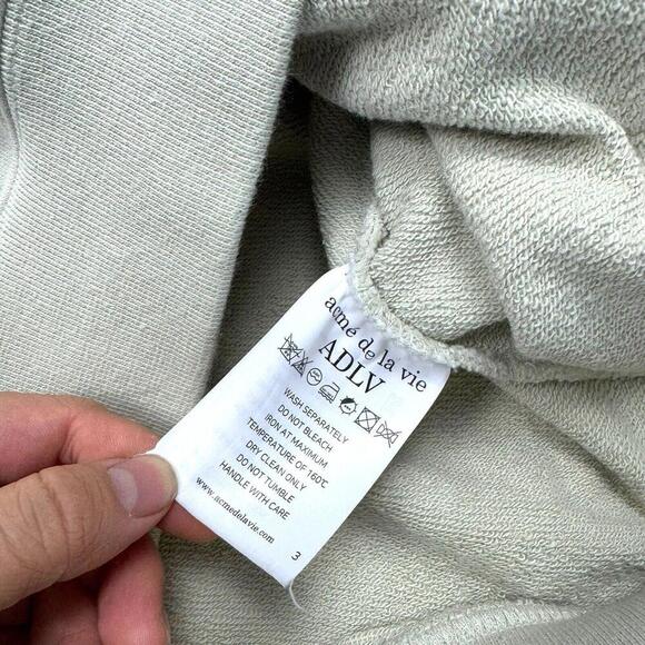 Acme De La Vie x The Simpsons Hoodie Full Zip Light Beige Men’s Size 1 Rare - Picture 10 of 15